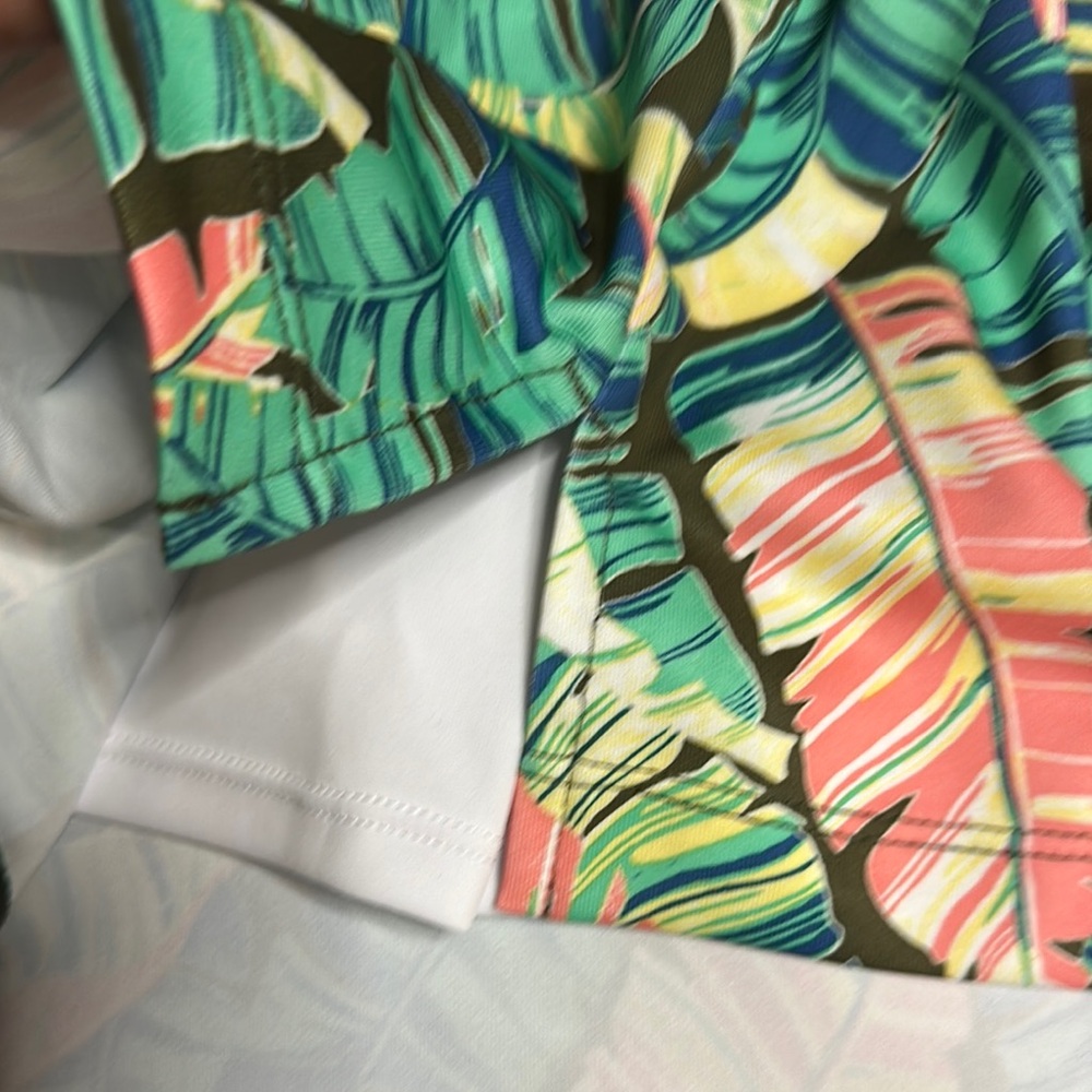 CORAL BAY GOLF UPF 50 Tropical Print Skirt Skort, Size XL, NWT - Picture 6 of 6